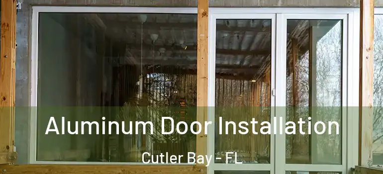  Aluminum Door Installation Cutler Bay - FL