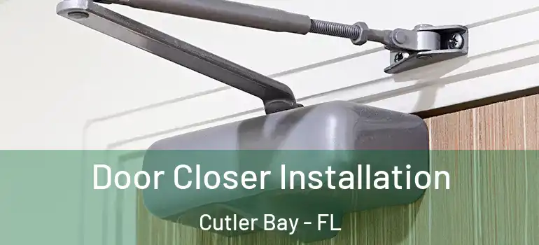  Door Closer Installation Cutler Bay - FL