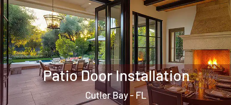  Patio Door Installation Cutler Bay - FL