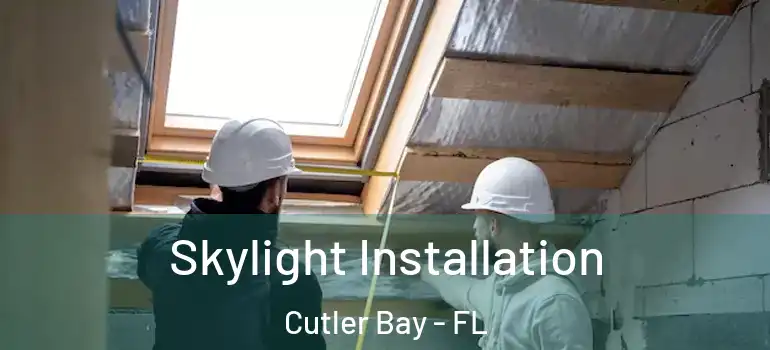  Skylight Installation Cutler Bay - FL